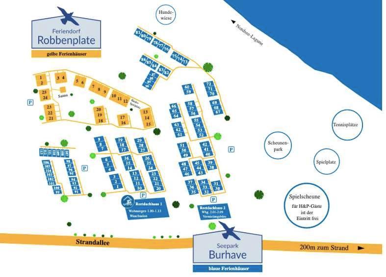 Feriendorf Robbenplatte Burhave 2 Экстерьер фото